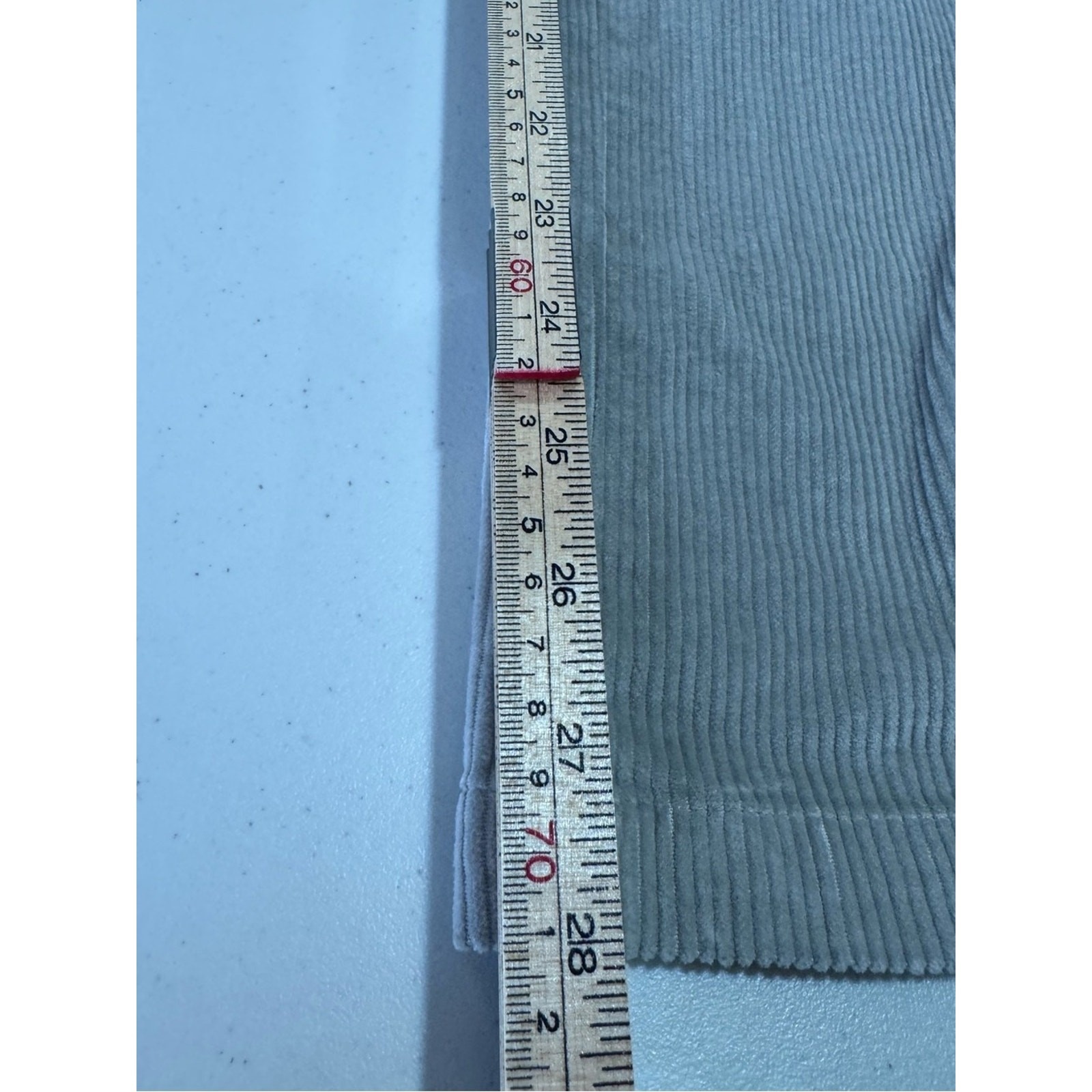 Pini Parma Mens Gray Corduroy Trouser Pant Sirmione Made In Italy 33" — image 7 of 7